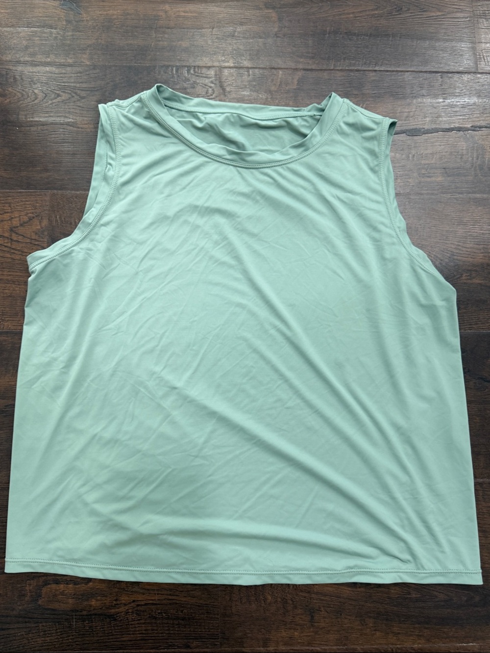 Amazon Sleeveless Dusty Green Tank Top M